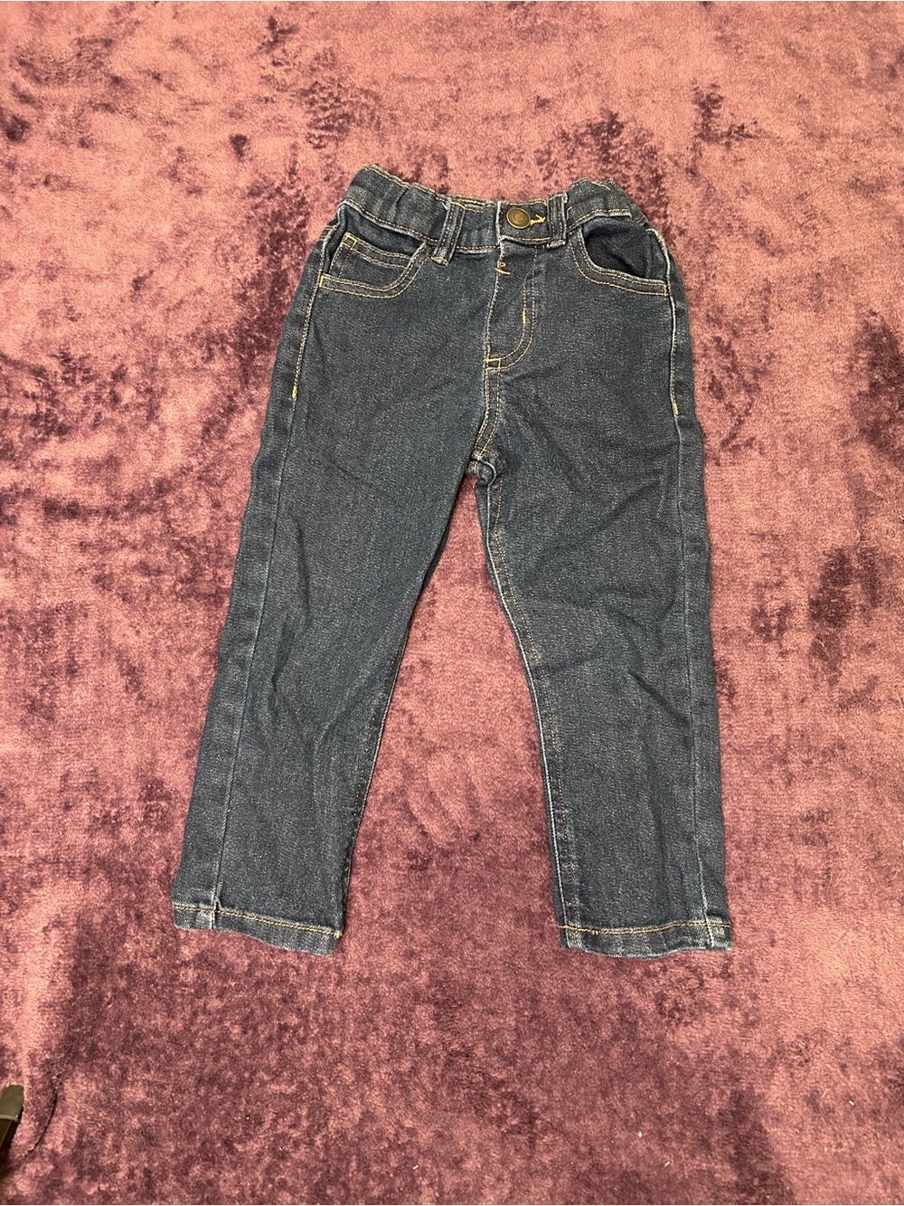 Garanimals Dark Blue Kids Denim Jeans with Elastic Waist
